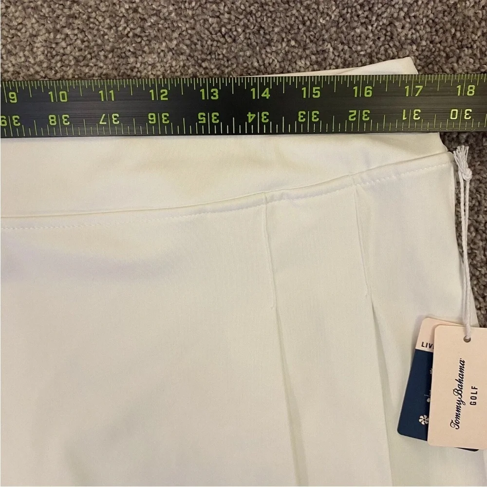 Tommy Bahama Golf Women's White Pleated Skort Quick Dry Stretch Size XL - NWT - Picture 6 of 12